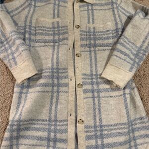 Plaid Button-Up Women Sweater- Jessica Simpson